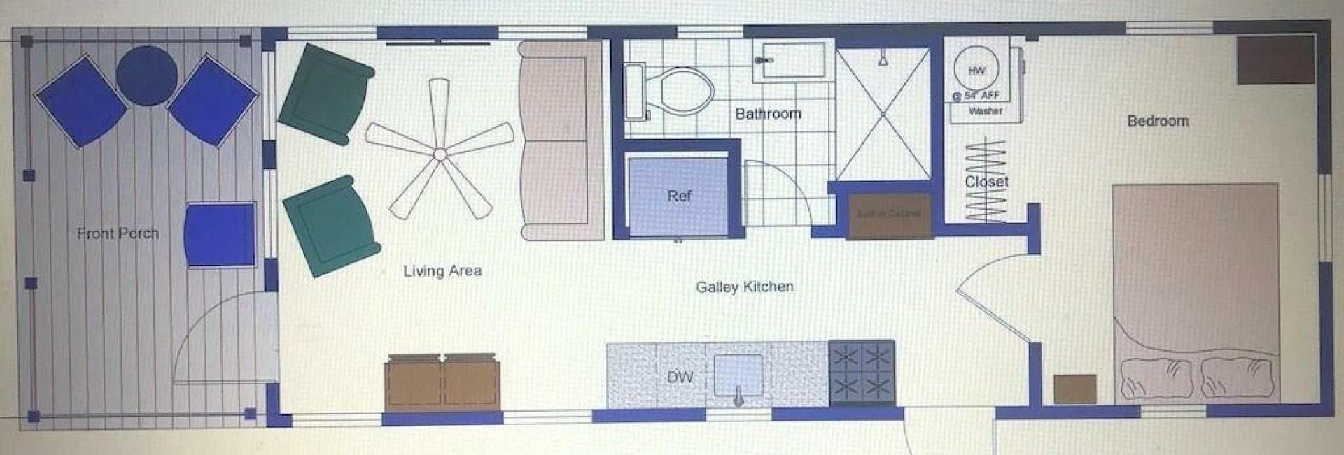 2019 Custom Floating Bungalow