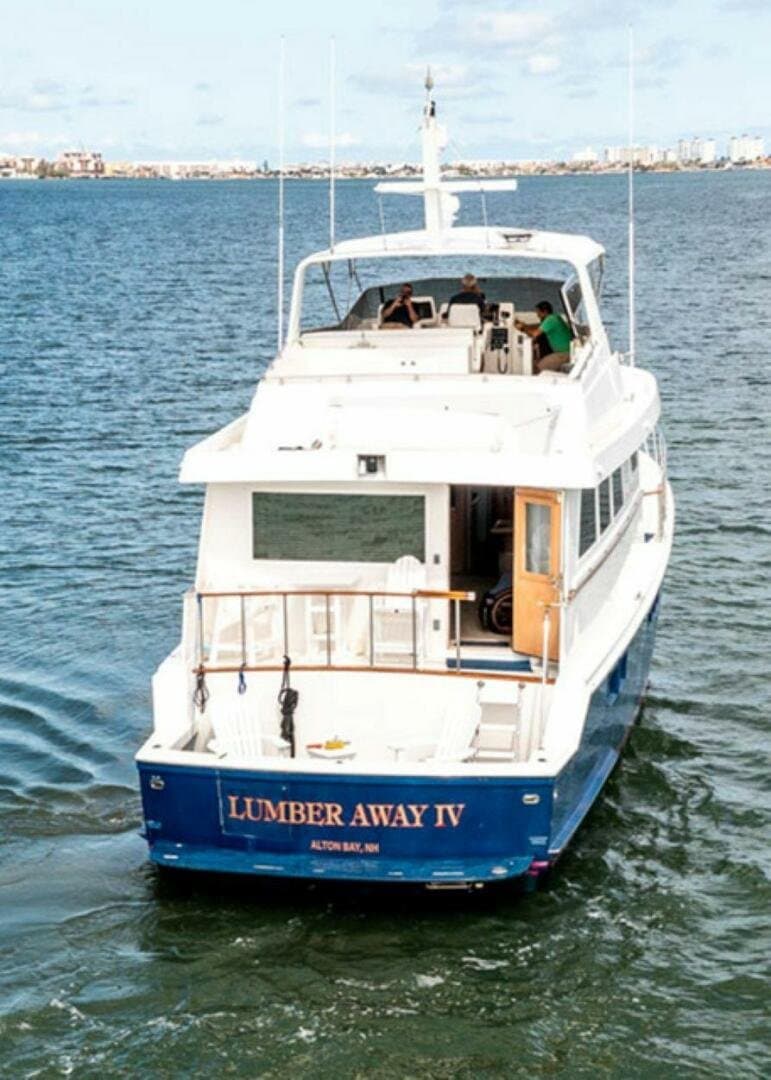 1994 Hatteras Cockpit Motoryacht