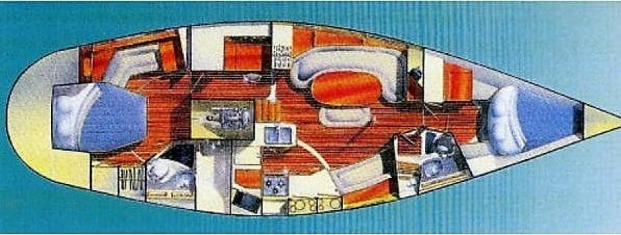 1993 Hunter 42 Passage