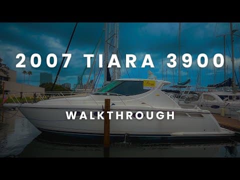 2007 Tiara 3900 Walkthrough by Capt. Andy Deen at Preferred Yachts
